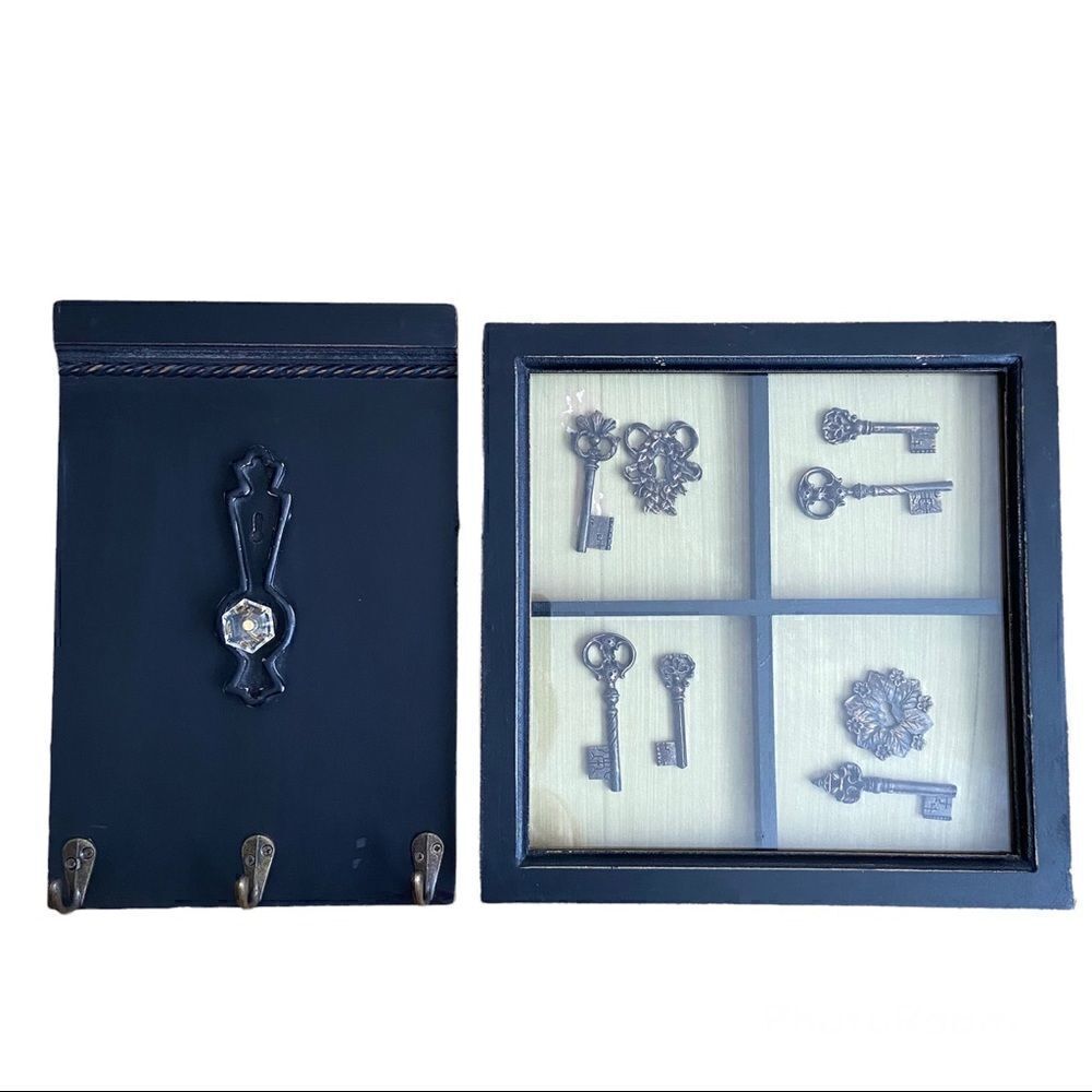 Rustic Antique Inspired Wall Art Key Hook